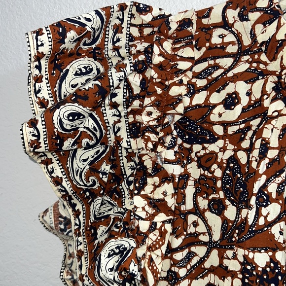 House of Harlow 1960 by Nicole Richie Tiered Batik Ruffle Sleeve Dress sz XL - Picture 4 of 8